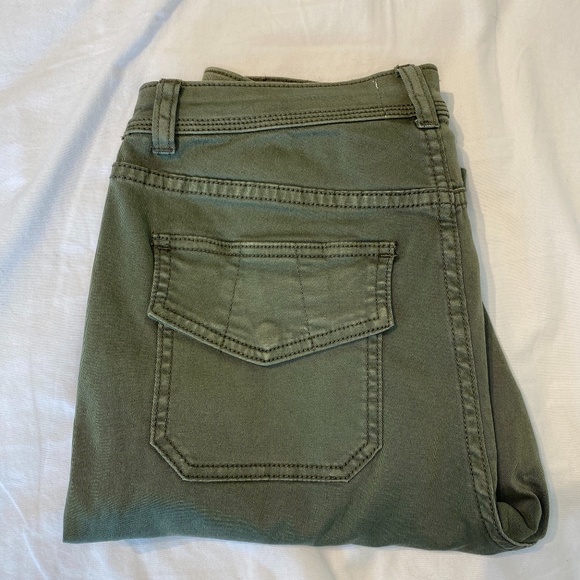 Caslon Olive Green Utility Pants Size 28 - Picture 7 of 9